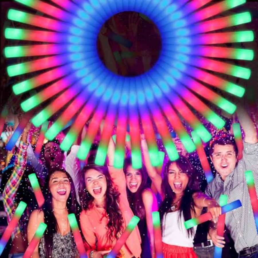 Flashing Led Foam Sticks Party - 70 PCS Tongkat Busa LED Bercahaya,