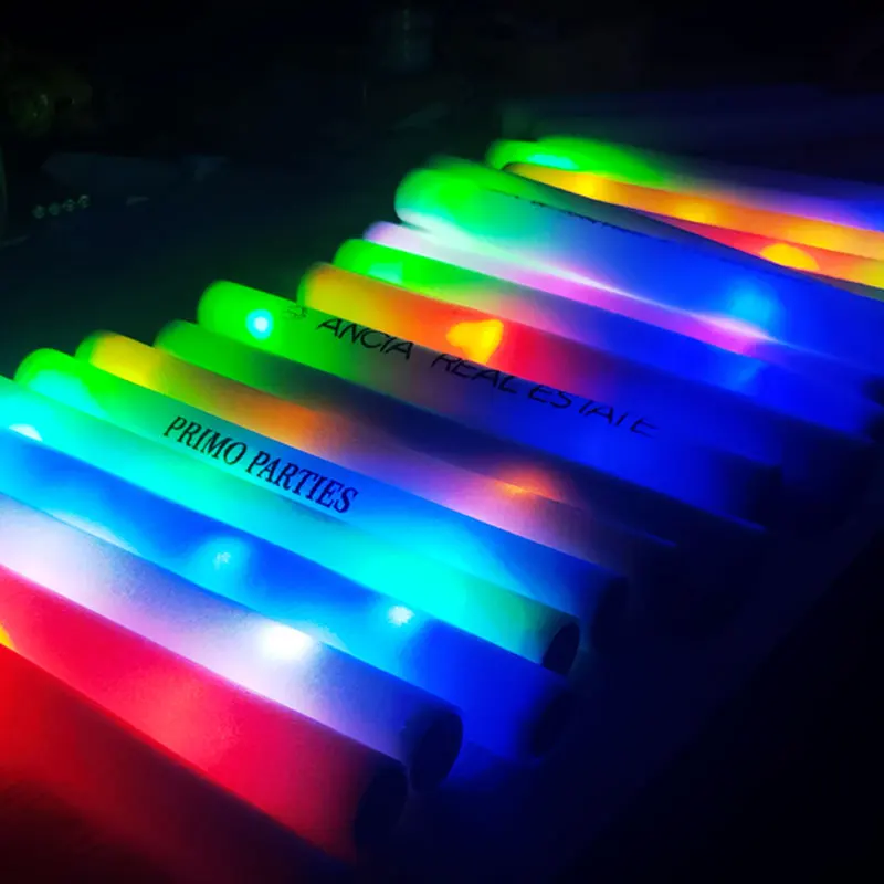 Flashing Led Foam Sticks Party - Tongkat LED Kustom, Tongkat Busa Menyala,
