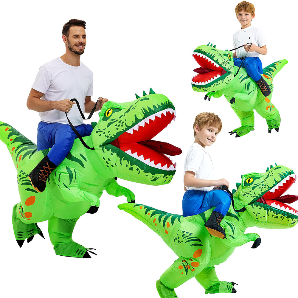 Pakaian Tiup Dinosaurus Anak-a - Inflatable Dinosaur Costume Adult ulasan dan harga
