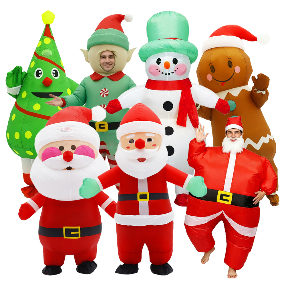 Kostum Tiup Lucu Natal Manusia - Costumes ulasan dan harga
