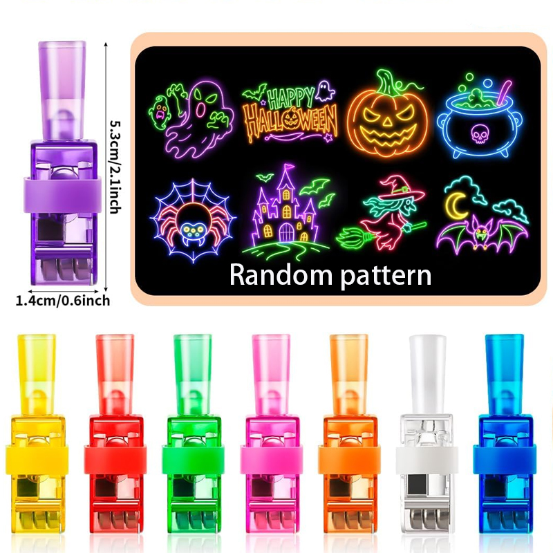 4/40PCS Lampu Jari LED Hallowe - Glow In The Dark Party Glasses ulasan dan harga