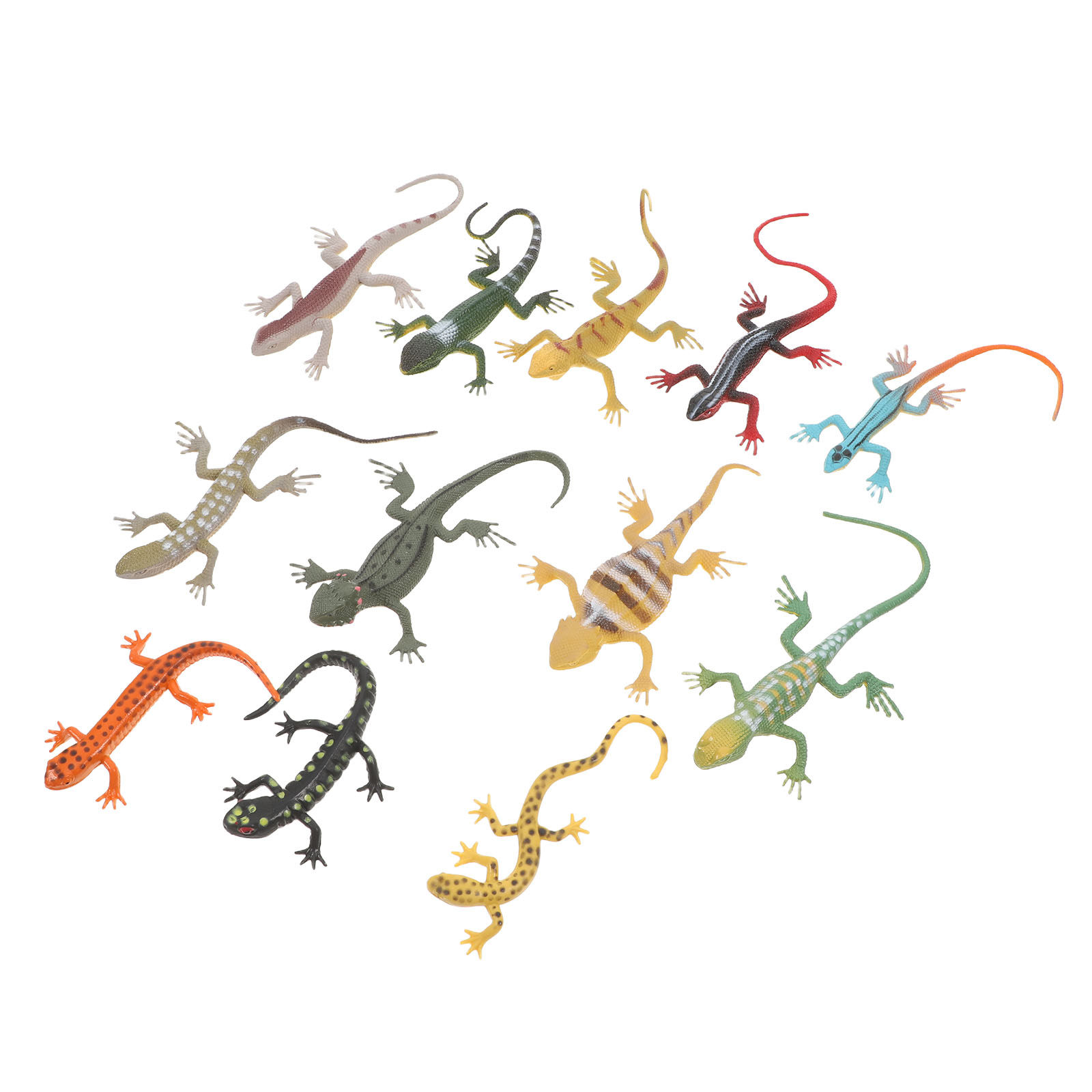 12 Buah Mainan Reptil Plastik  - Prank Toys ulasan dan harga