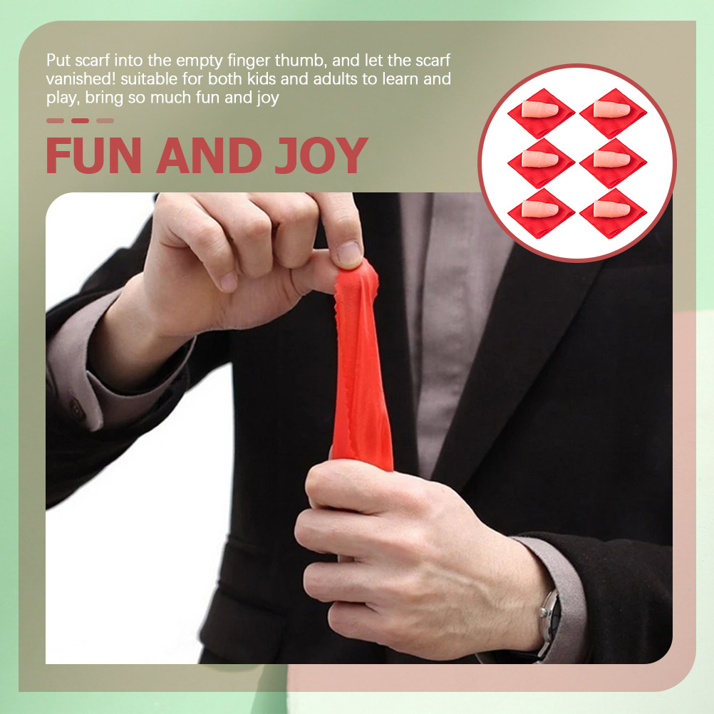Setelan 6 buah untuk Trik Sula - Thumb Tip Magic Trick Set ulasan dan harga