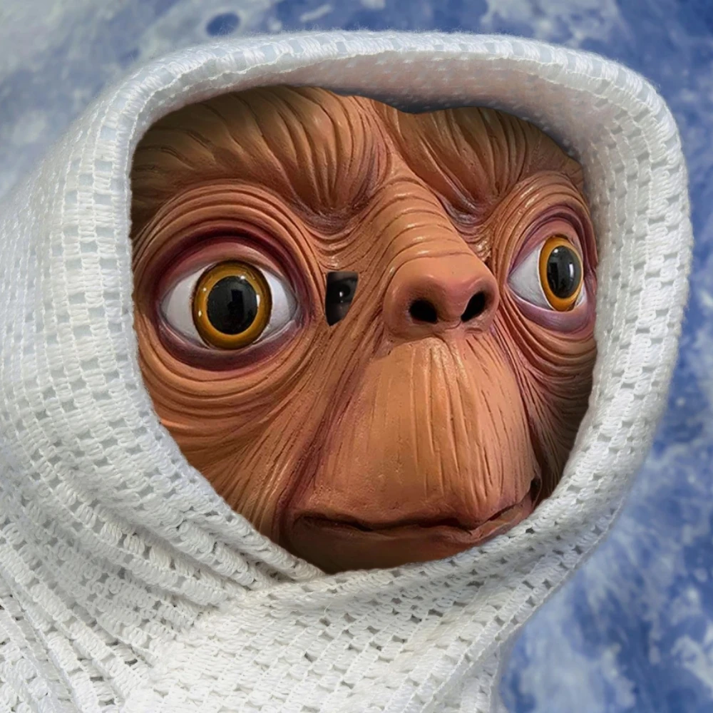 Topeng Kepala Alien Menyeramka - Latex Alien Mask Realistic ulasan dan harga
