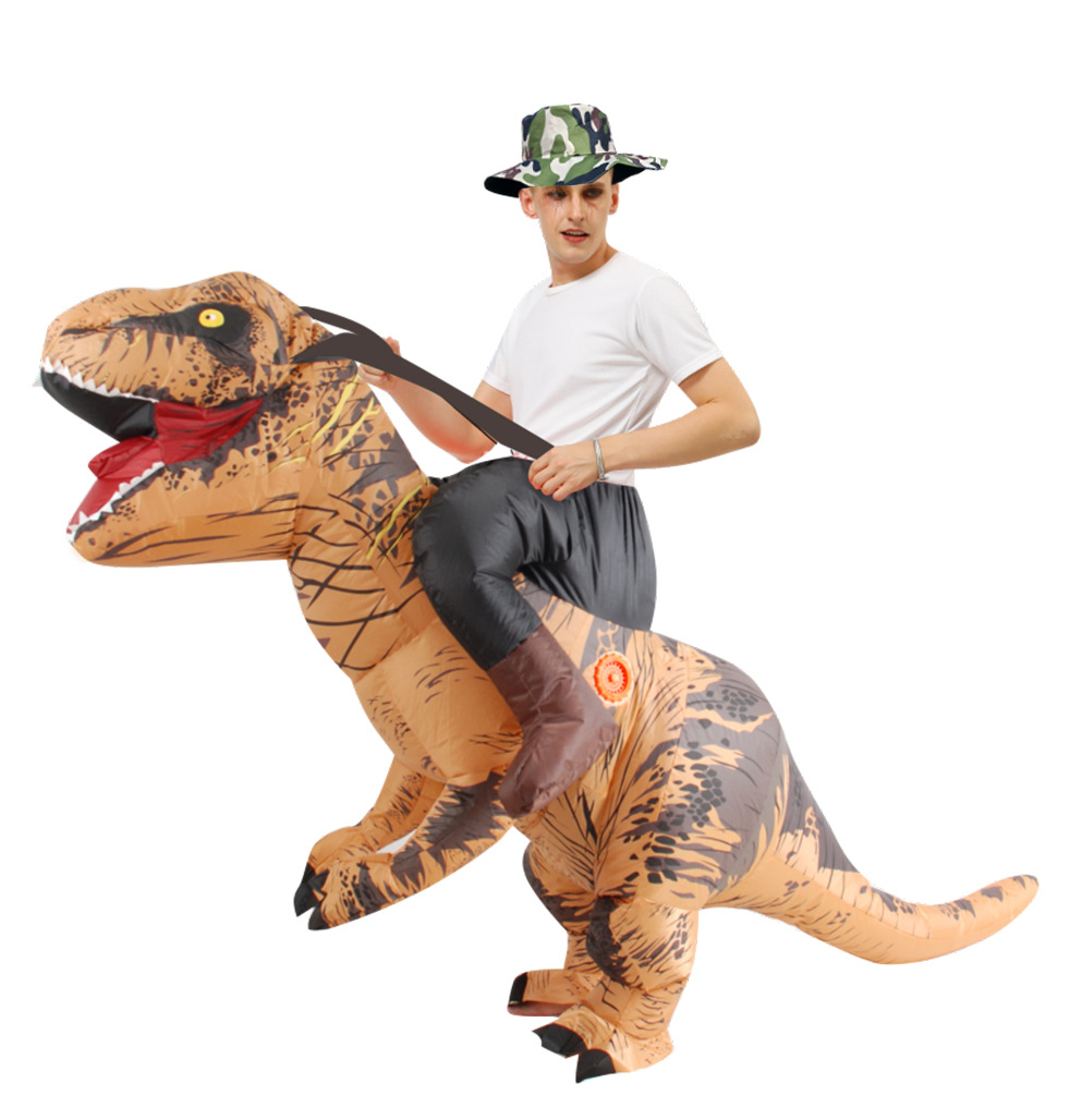 Lucu dewasa naik dinosaurus co - Inflatable Dinosaur Costume Adult ulasan dan harga
